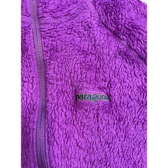 Patagonia Women'S R3 Hi-Loft Hoody Jacket Purple Sz Medium Zip Front - Picture 5 of 12